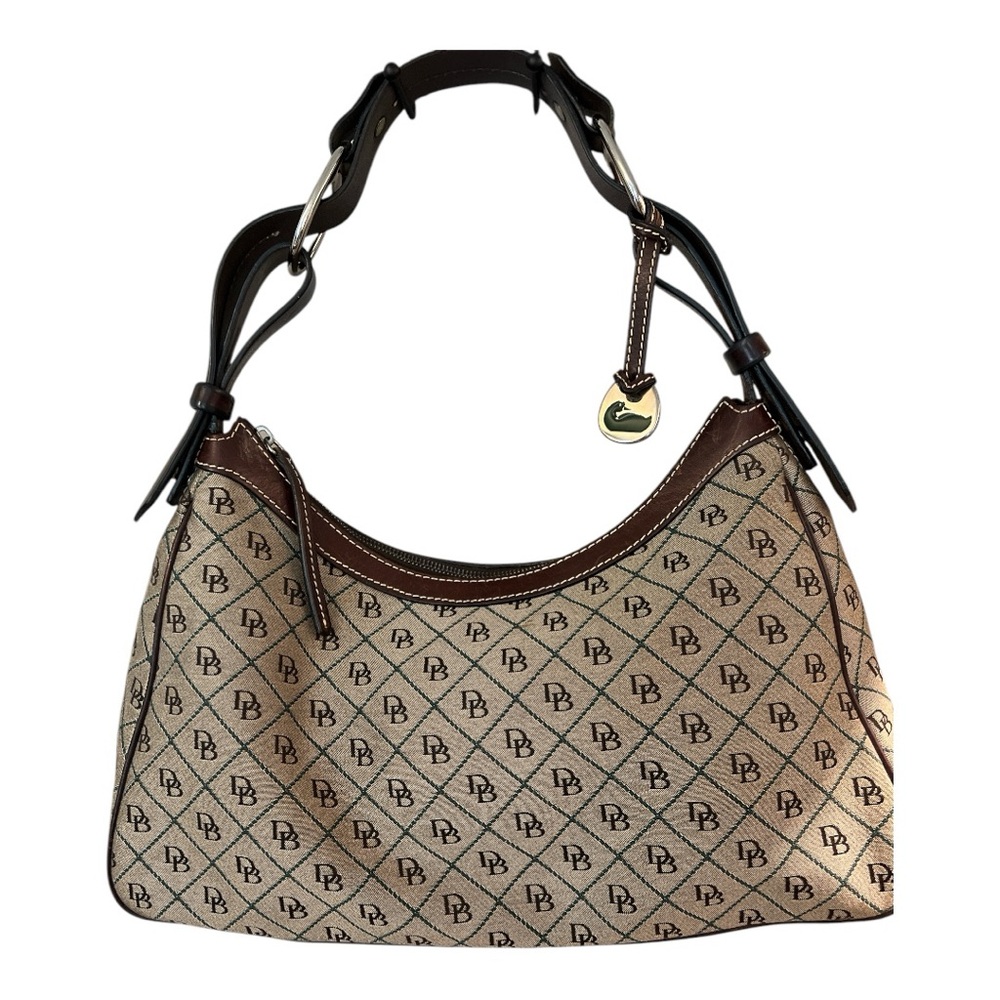 Dooney and Bourke signature monogram shoulder bag, EUC - Picture 8 of 12